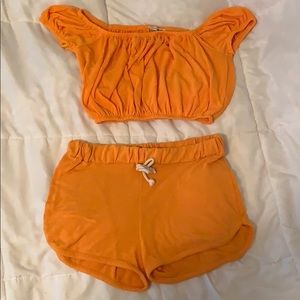 Fashion nova crop top set